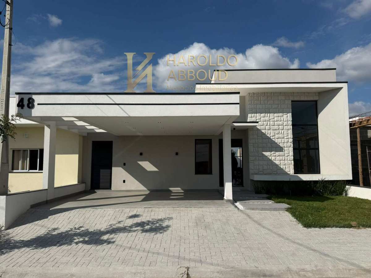  - Casa de condomínio à venda em Tremembé, Residencial Pérola do Vale, com 3 suítes, 159,00m² de área construída