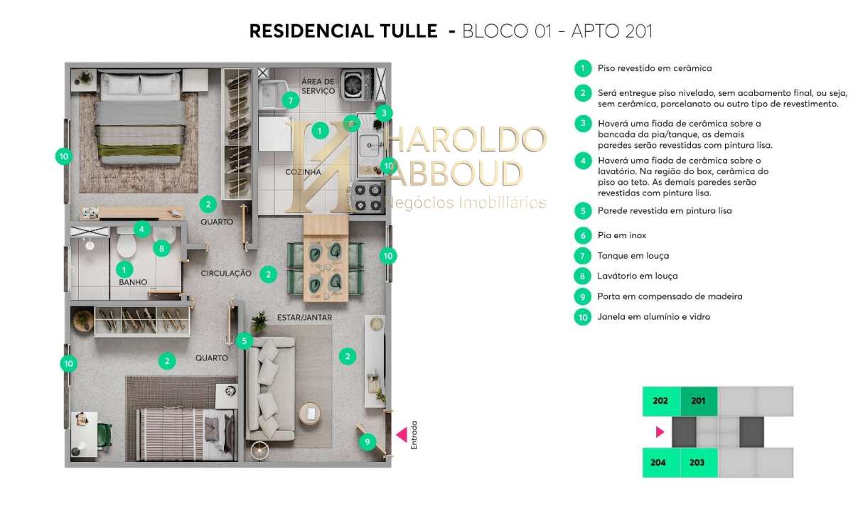  - Novo empreendimento da MRV em Taubaté - Residencial Tulle